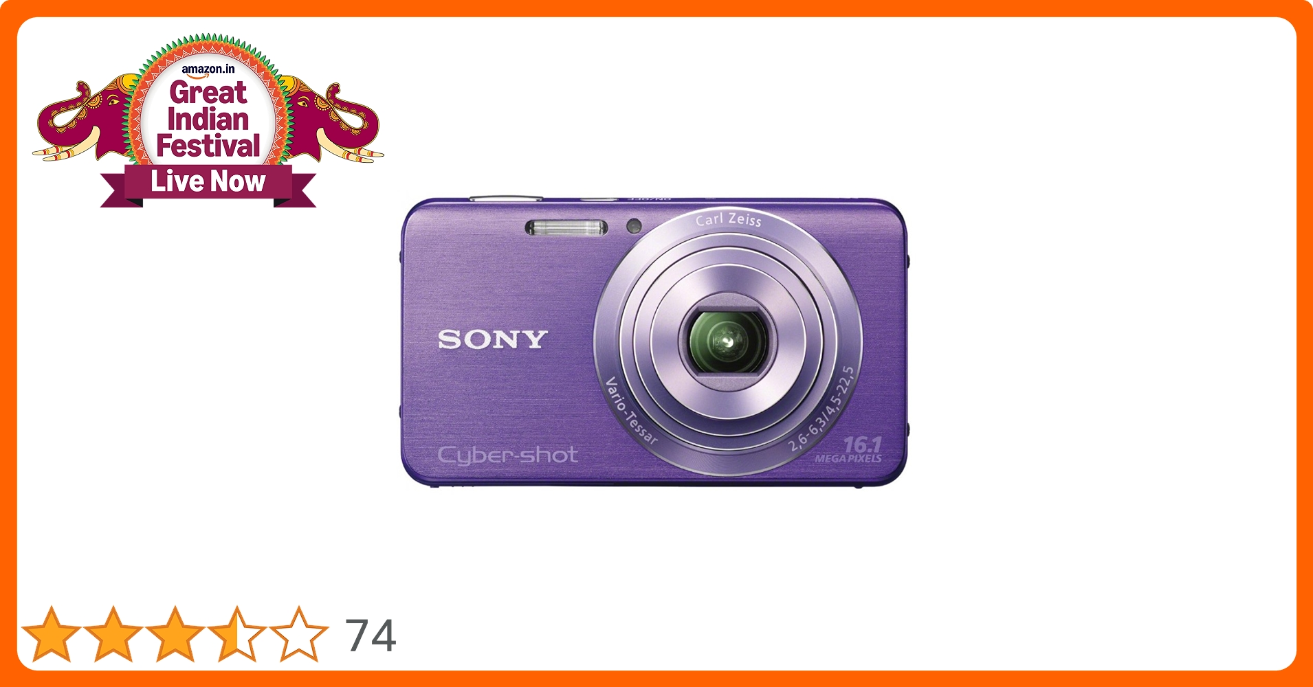 Buy Sony Cyber-Shot DSC-W630 16.1MP Point and Shoot Point
